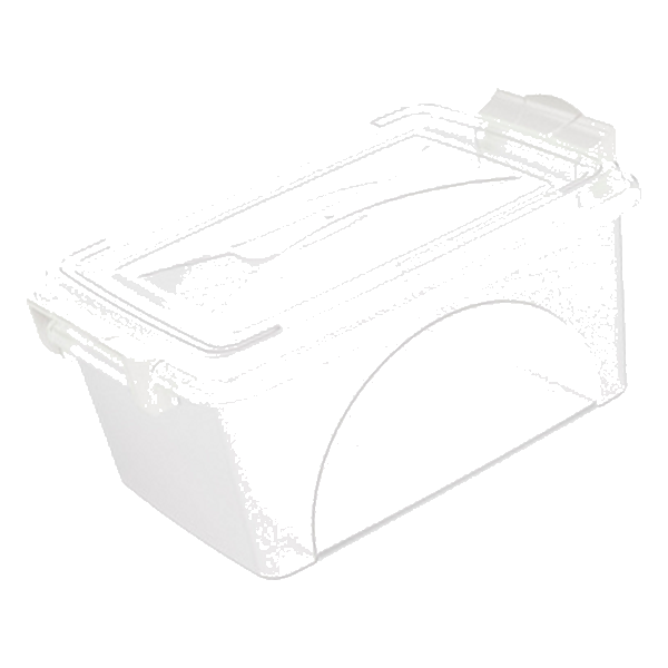 Контейнер для продуктов 4,5л. на защелках, прямоугольный  (М419) (уп.12) в Нефтеюганске