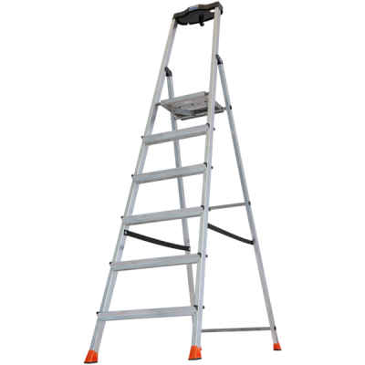Стремянка 6 ступ. алюм. KRAUSE Safety 126344/128966