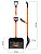 Лопата снеговая пластмассовая 450*330мм две ручки Amigo (78006) в Нефтеюганске