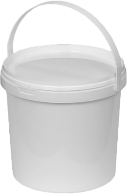 Ведро пластмассовое 11л круглое с крышкой, с ручкой ВП-11к в Нефтеюганске