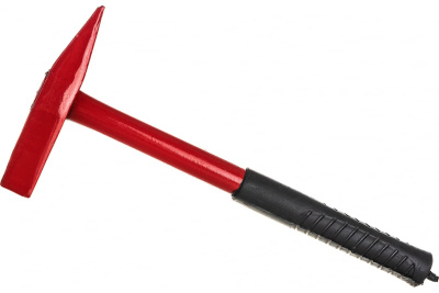 Молоток сварщика ЛОМ, металлическая обрезиненная рукоятка, 300г (2679422) в Нефтеюганске