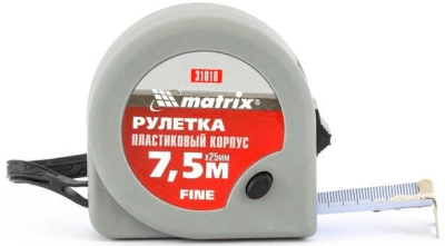 Рулетка 7,5м*25мм MATRIX FINE (31018) в Нефтеюганске