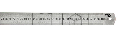 Линейка 1000мм ГТО  металлическая (SR10001) в Нефтеюганске