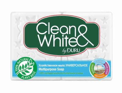 Мыло хозяйственное Duru Clean&White Универсальное 120гр в Нефтеюганске