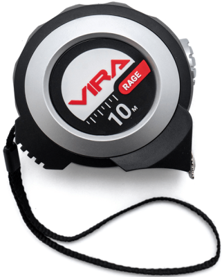 Рулетка 10м *25мм VIRA RAGE (100050) в Нефтеюганске