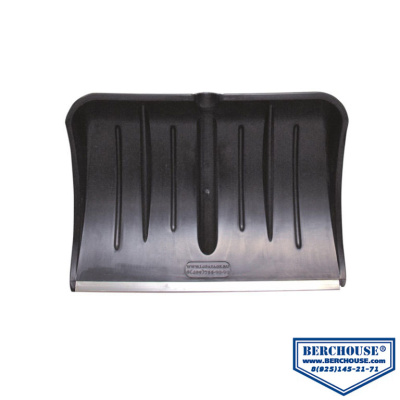 Лопата снеговая пластмассовая 530х370мм BERCHOUSE №13 с планкой в Нефтеюганске