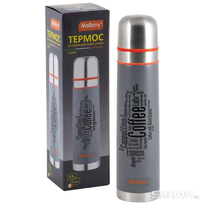 Термос Mallony FORTE 1л, нерж.сталь (003680) в Нефтеюганске