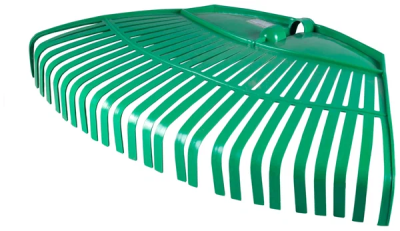 Грабли веерные 26 зубцев пластинчатые пластик. BERCHOUSE мал.без черенка в Нефтеюганске