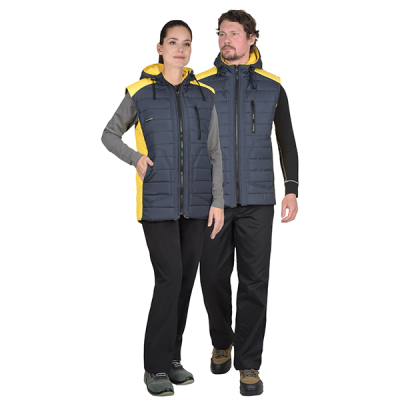 Жилет утепленный СИРИУС-УРБАН (цв.синий) в Нефтеюганске