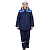 Костюм зимний женский КМ-10 ЛЮКС  синий+василек / IV и особый климат пояс в Нефтеюганске