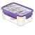 Контейнер для продуктов 0.75л.для СВЧ на защелках (4379144) Lavender в Нефтеюганске