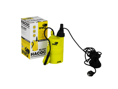 Насос WWQ ND 250V дренажный 5мм, пластик в Нефтеюганске