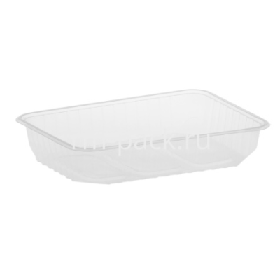 Контейнер одноразовый плоский 500гр. с крышкой в Нефтеюганске