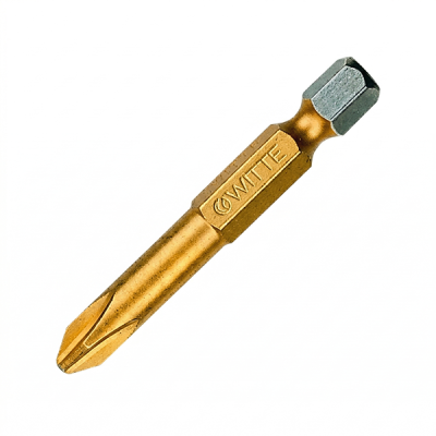 Бита 1/4 Ph2 50мм. WITTE TIN титан (275522000) в Нефтеюганске