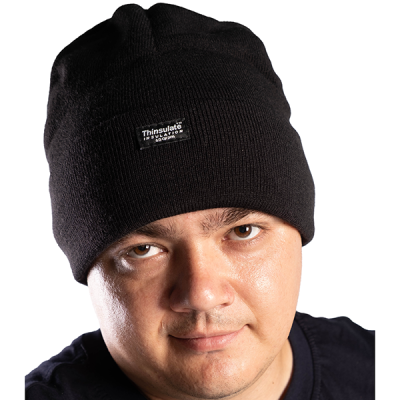 Шапка п/ш с флисовой подкладкой (цв.черный)