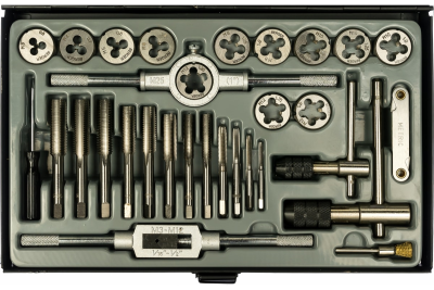 Набор метчиков и плашек 31предм. BERGER (BG31TDS) в Нефтеюганске