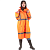 Плащ влагозащитный с СВП  цв.оранжевый в Нефтеюганске