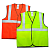 Жилет сигнальный лимон Габарит мод.С-2.002 (тк.100% полиэфир)  в Нефтеюганске