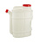 Канистра пластмассовая со сливом 20л. (М1282) (уп.4) в Нефтеюганске