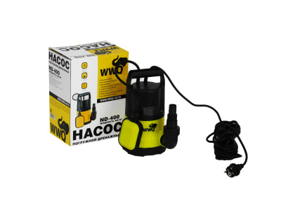 Насос WWQ ND 400 дренажный 5мм, пластик в Нефтеюганске