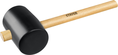 Киянка 1100г рез. боек черный STAYER дерев. рукоять (20505-100) в Нефтеюганске